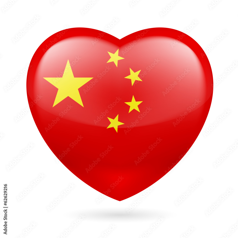 Heart icon of China Heart icon of China