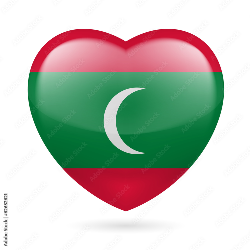 Heart icon of Maldives