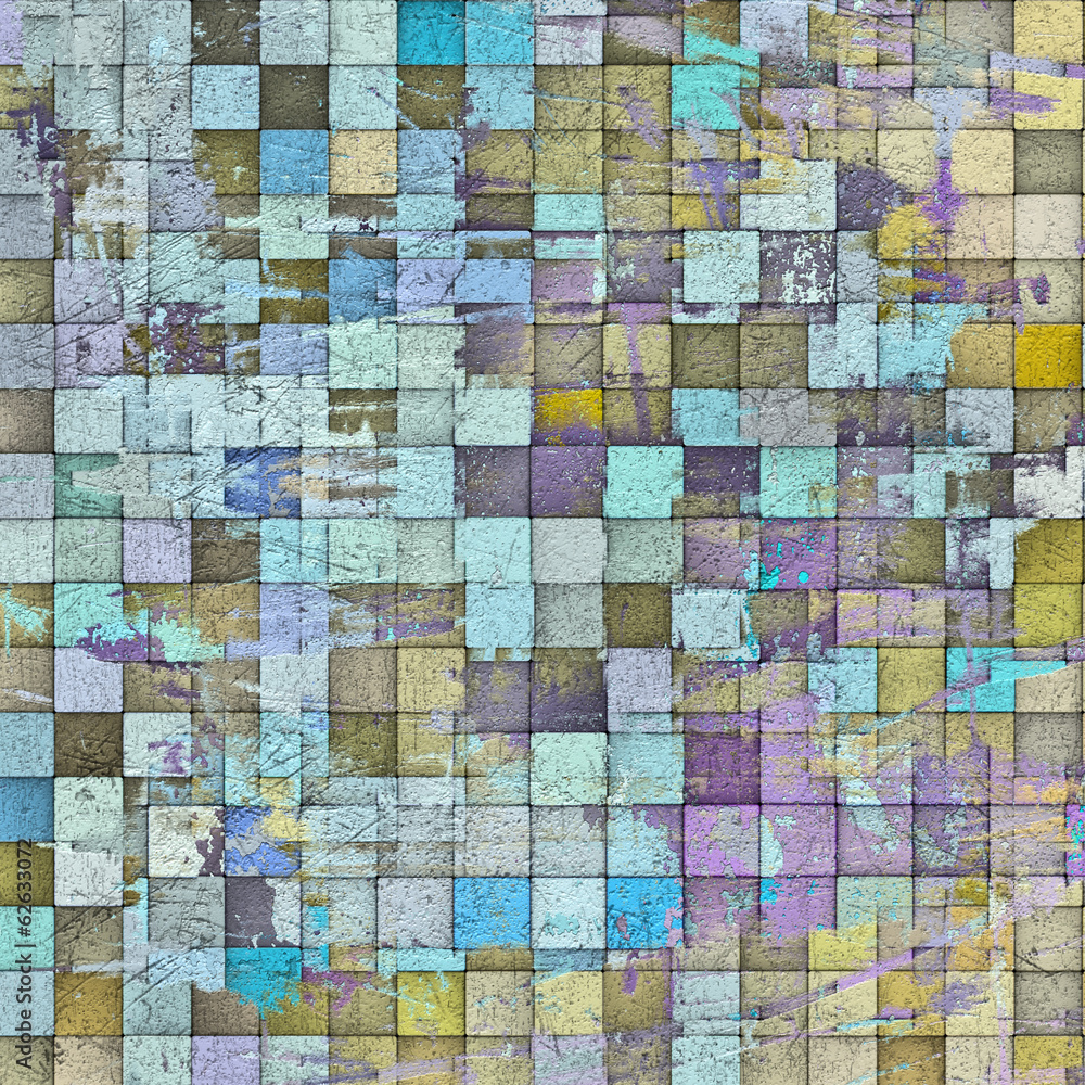 3d abstract mosaic pattern grunge gray wall backdrop 3d abstract mosaic pattern grunge gray wall backdrop