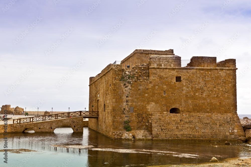 Medieval fortification of Pafos Bay, Cyprus