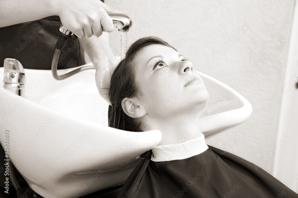 Naklejka premium hairstyle