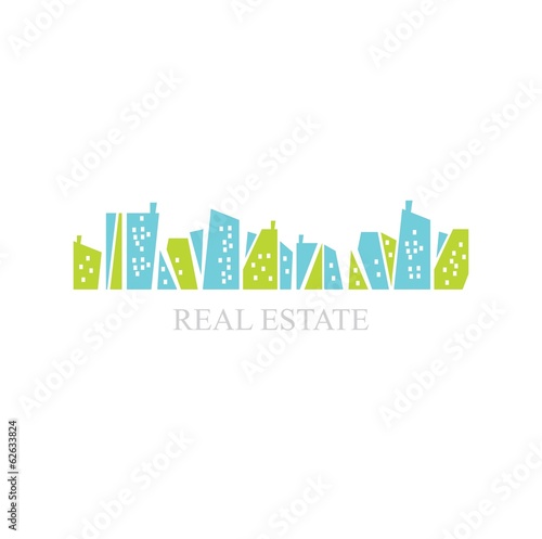 Colorful buildings design