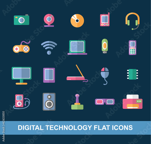 flat icons