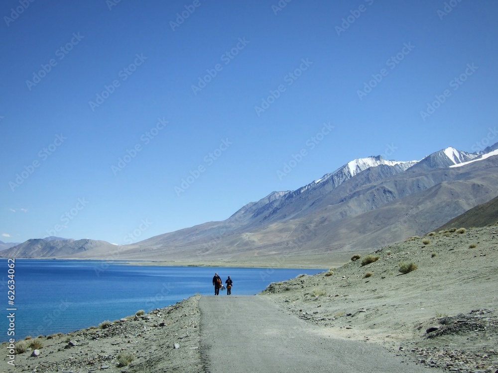 Beautiful Pangong lake in Ladakh