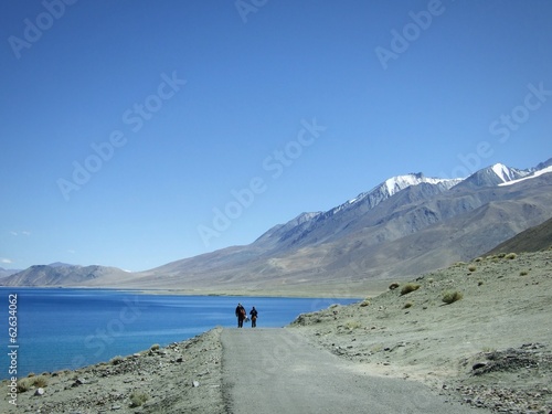 Fototapeta Naklejka Na Ścianę i Meble -  Beautiful Pangong lake in Ladakh