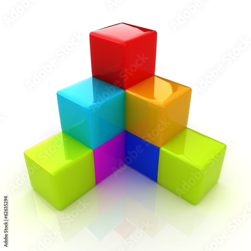 colorful block diagram