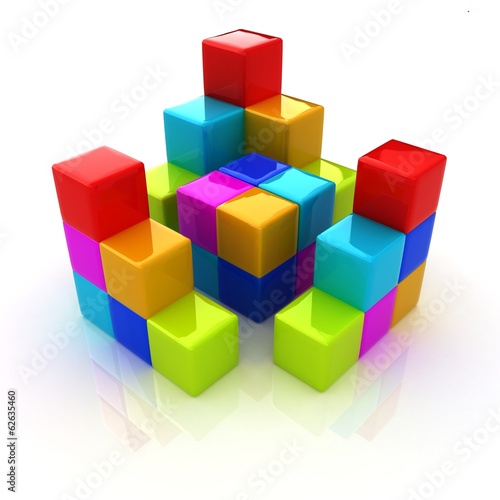 colorful block diagram