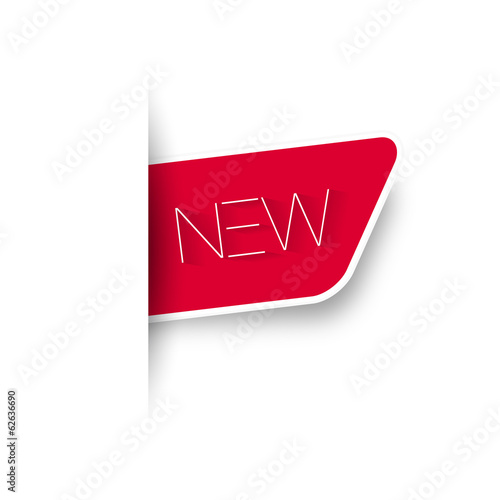 NEW Label red