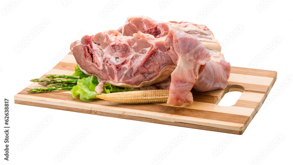 Raw lamb