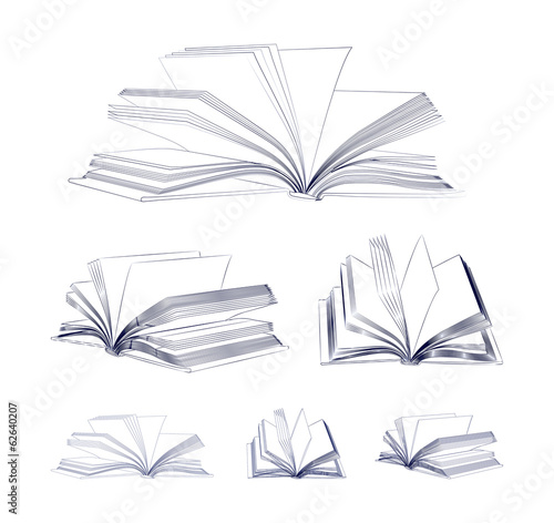 Open book sketch set