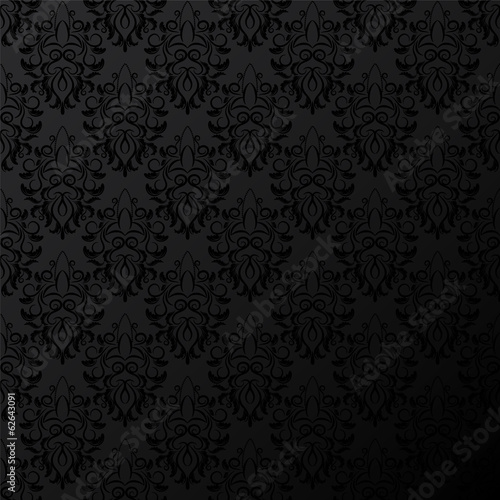 vector damask wallpaper. design elements. flower backdrop