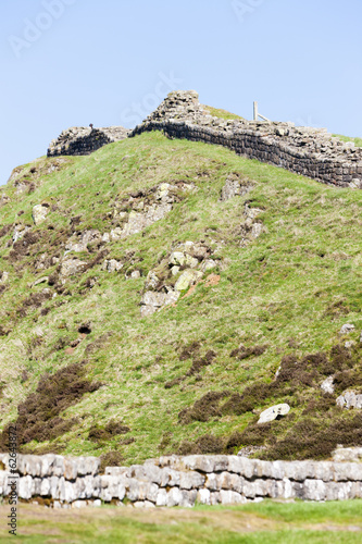 Hadrian's wall, Northumberland, England photo