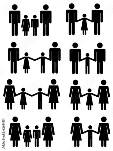 Strichmännchen Familie2