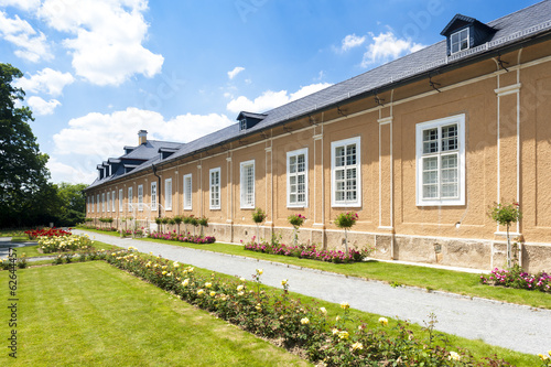 Kozel Palace with garden, Czech Republic