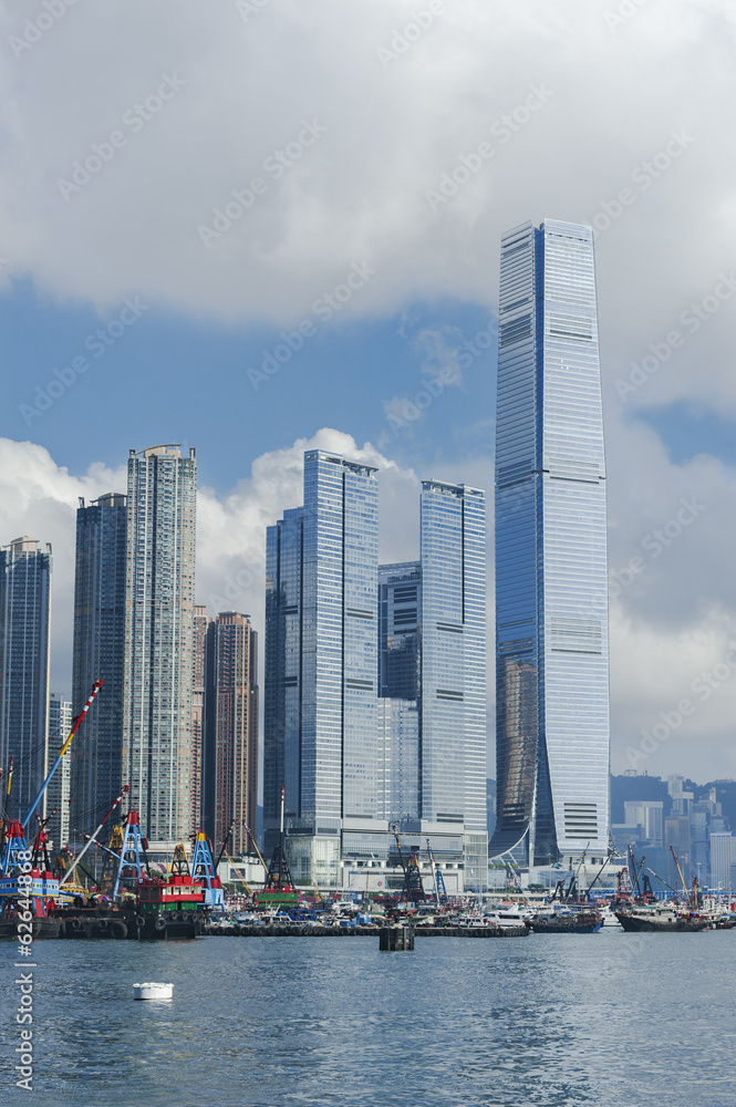 modern buildings in Hong Kong