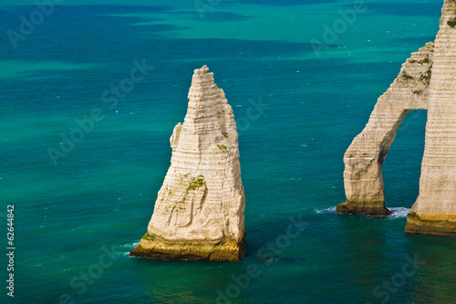 Küste von Etretat (Étretat), Normandie, Frankreich photo