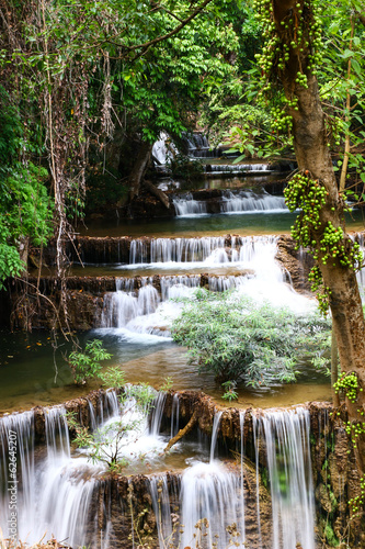 Huay mae kamin waterfall in Thailand © khamkula