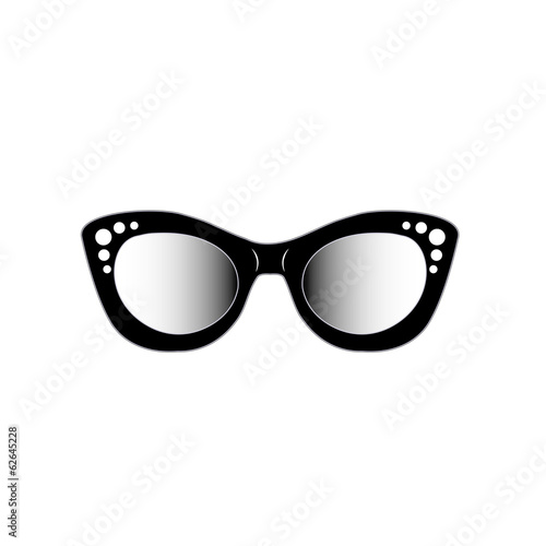 Fototapeta Naklejka Na Ścianę i Meble -  Vintage cat eye eyewear for ladies