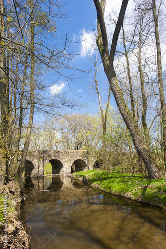 Wallpaper Mural baroque bridge in Vlci Dul near Zasmuky, Czech Republic Torontodigital.ca