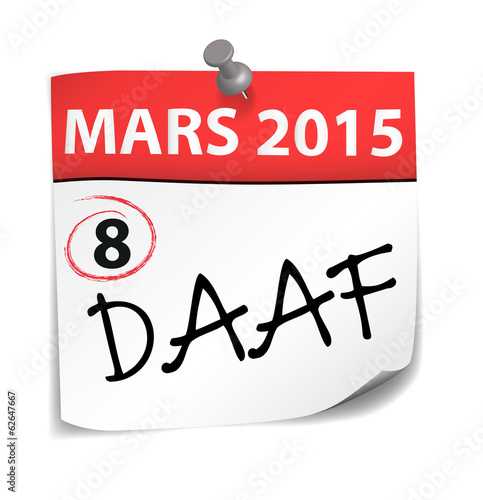 post-it : 8 mars 2015 acronyme DAAF (cs5)