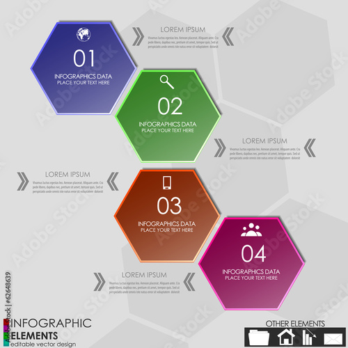 Modern business infographics option banner © ftotti1984