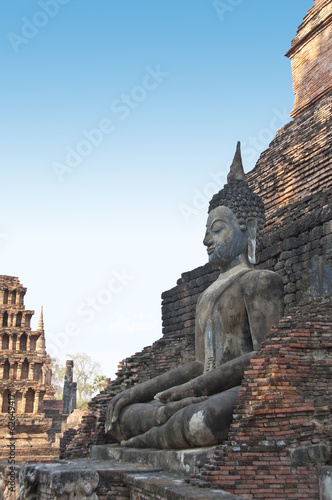 Hand of Buddha in temple of Sukhothai ancient city, The world he © isuaneye
