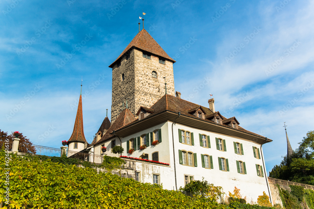 Spiez Castle  Jungfrau region, Canton Bern, Switzerland