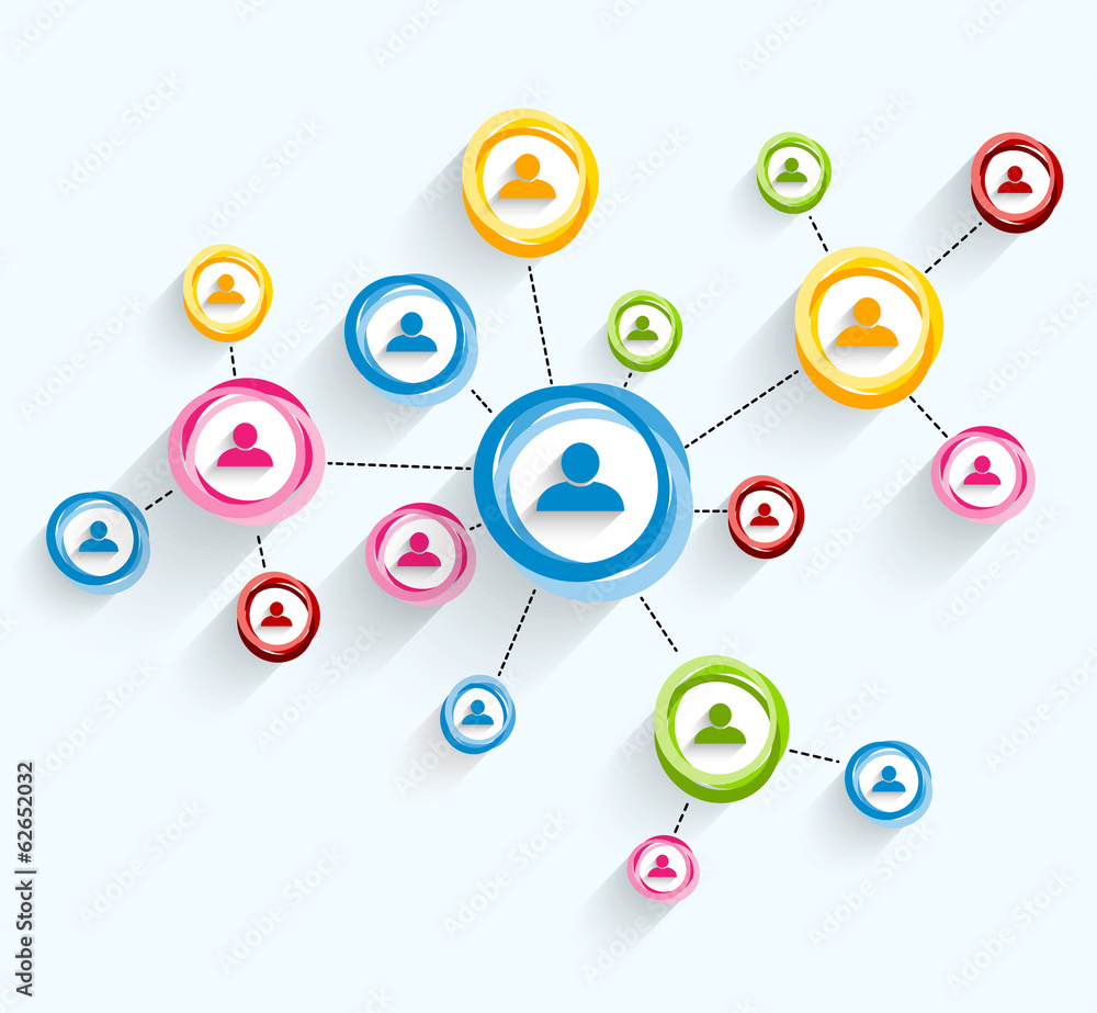 Network concept Network concept