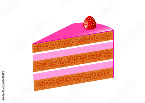 Strawberry cake