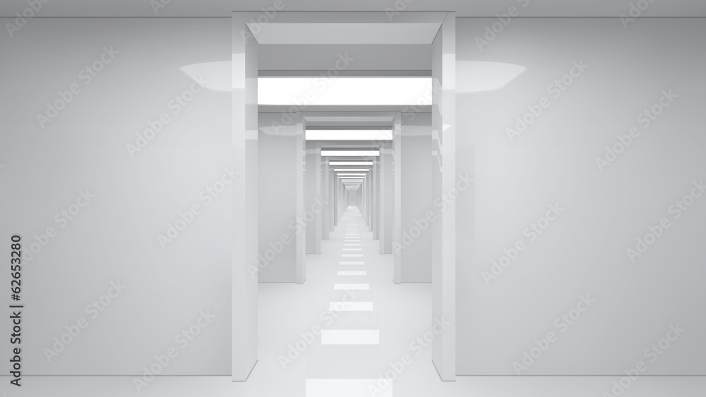 Obraz premium 3d futuristic interior