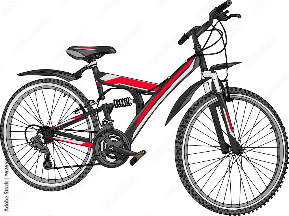 vector mountain bike