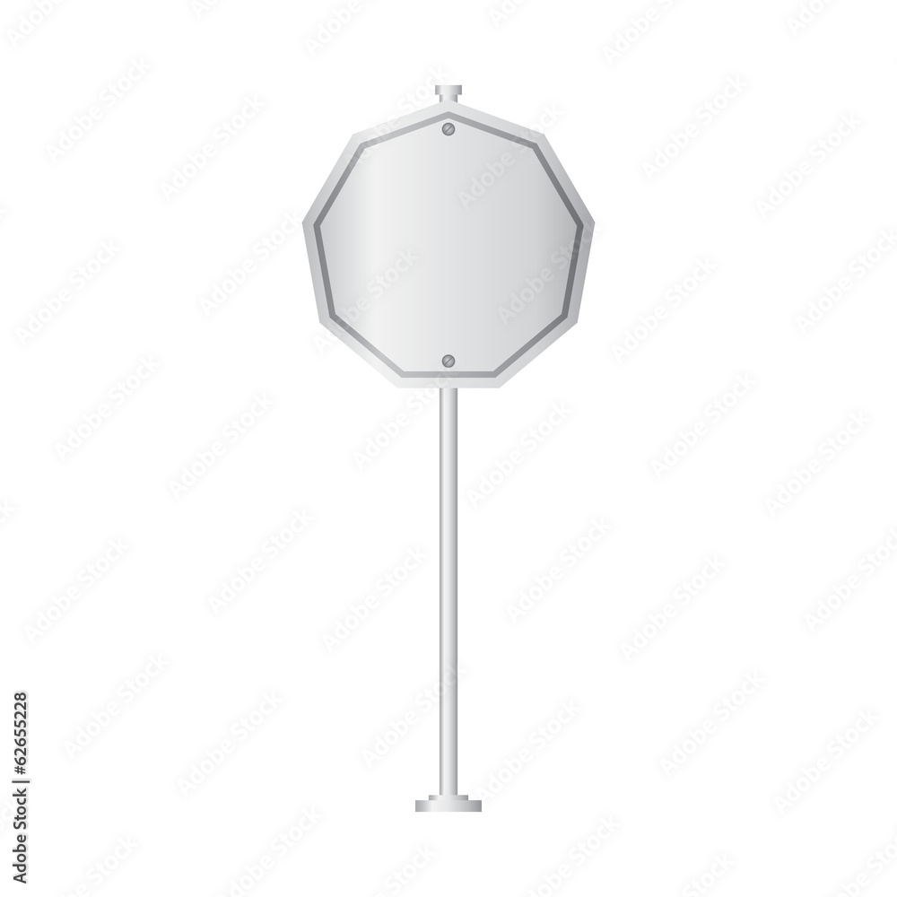 Vector of metal signpost on isolated white background Vector of metal signpost on isolated white background