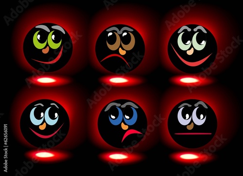 6 smileys