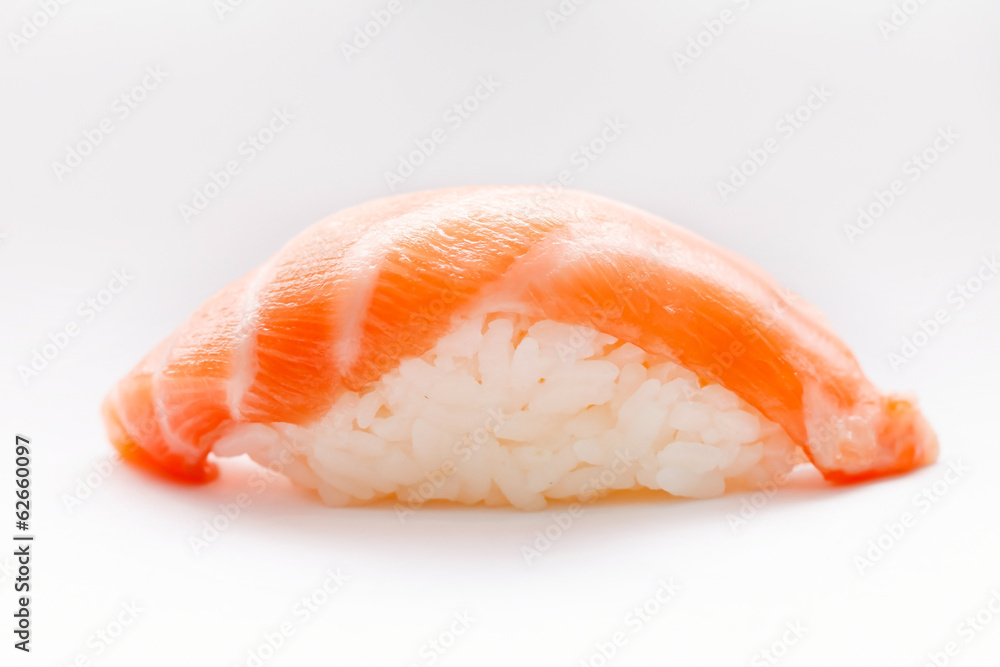 nigiri with salmon
