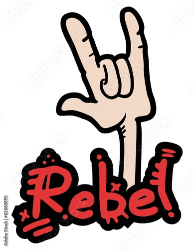 Rebel gesture