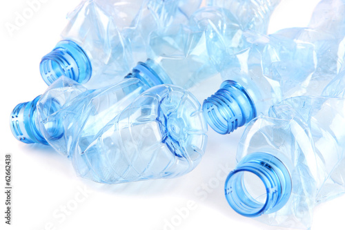 Plastic bottle close up