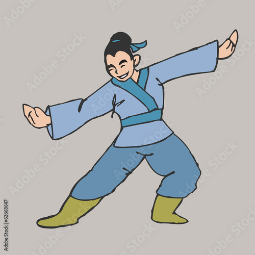 Martial art boy