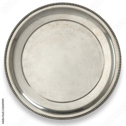 silver tray