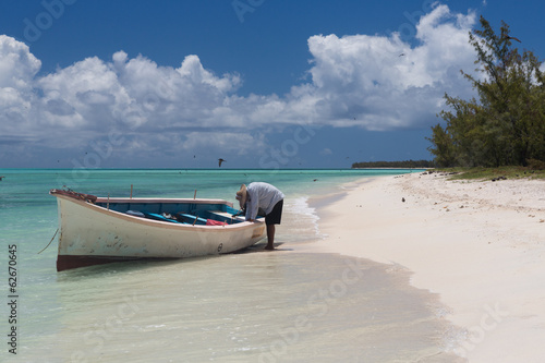 Bateaux à Moteur à l'ile aux Cocos à Rodrigues
