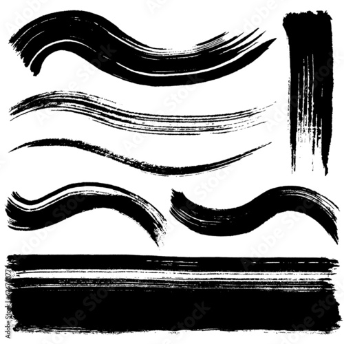 書道　墨　ライン　手書き