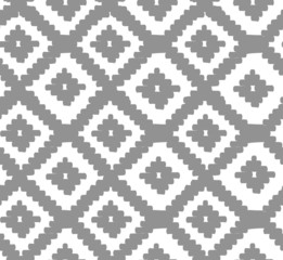 Fotobehang Grijs patronen Abstract geometrisch stofpatroon  © Kudryashka