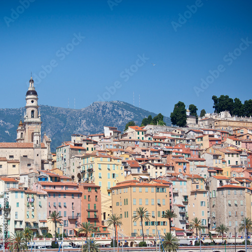 View of old town, Menton