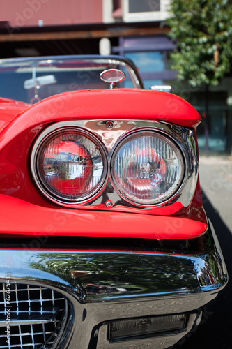 Front Detail of American Classic Car