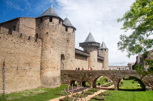 Fortress of Carcassonne in southern France