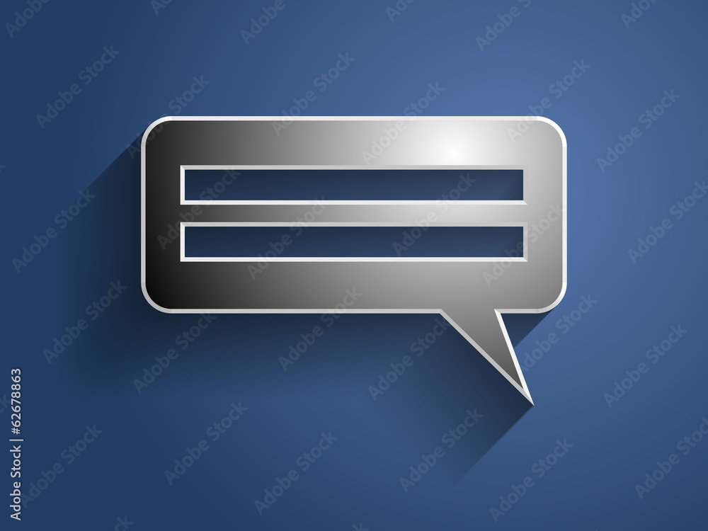 3d Vector illustration of communication icon 3d Vector illustration of communication icon