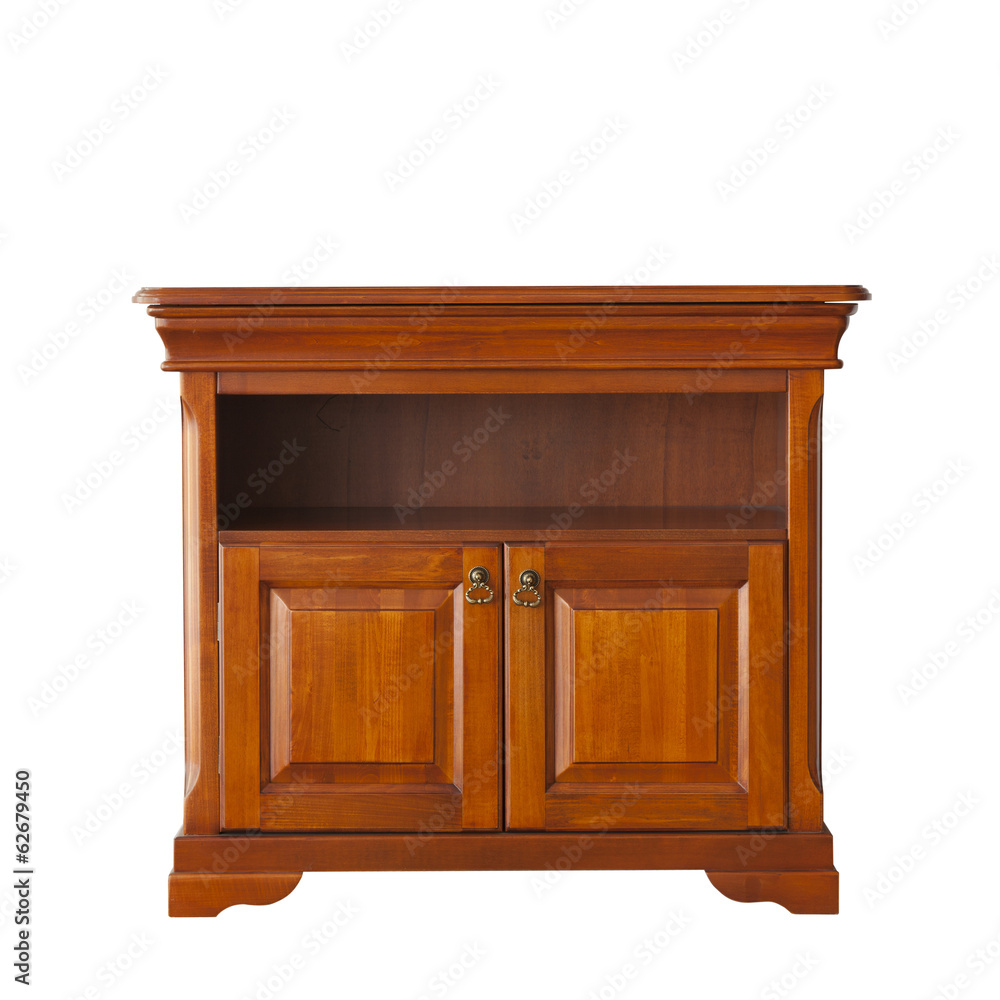 Brown cabinet isolated on white Brown cabinet isolated on white
