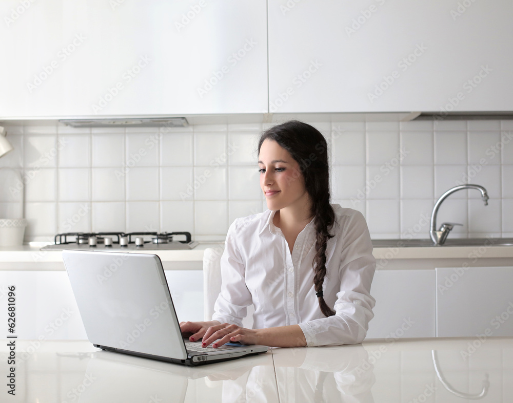 typing in the kitchen typing in the kitchen
