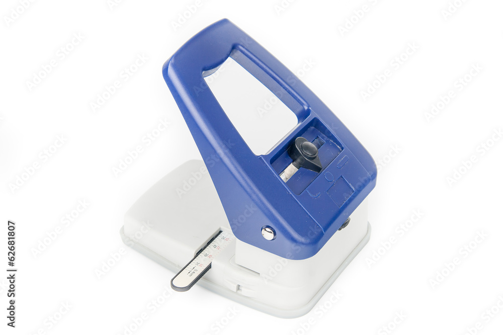 Office Puncher Unit isolated on white background Office Puncher Unit isolated on white background