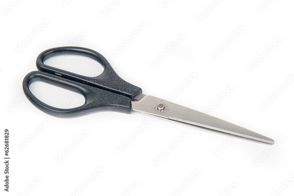 Metal scissors isolated on white background Metal scissors isolated on white background