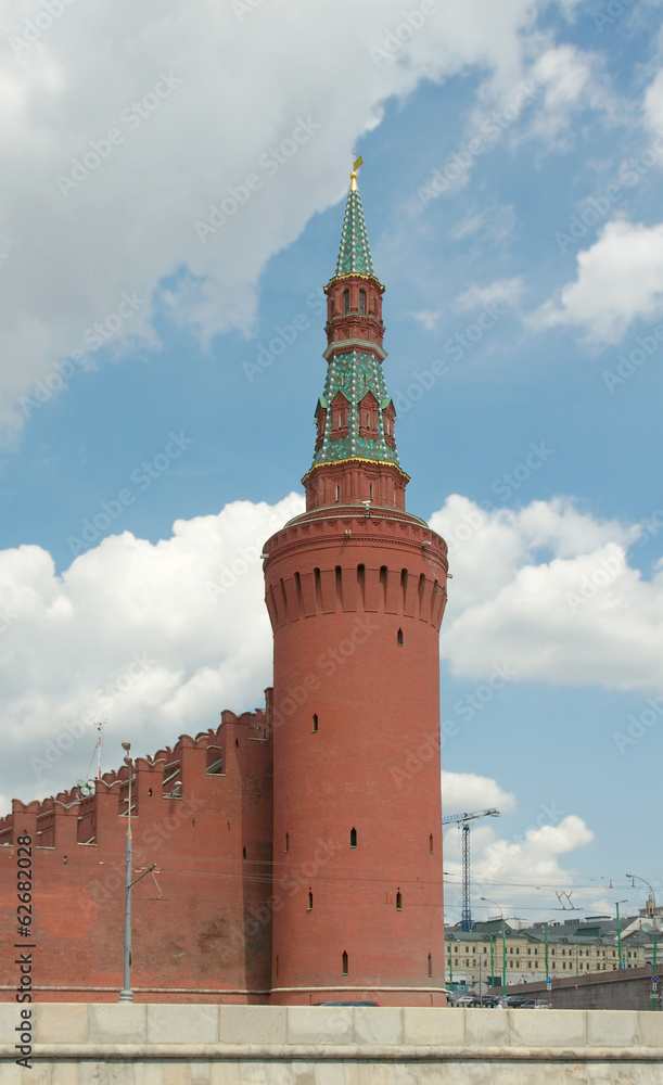 Naklejka premium Beklemishevskaya (Moskvoretskaya) Tower of Moscow Kremlin